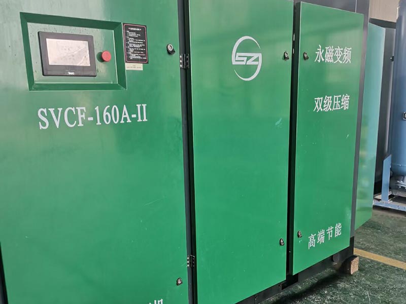 萨震双级压缩永磁变频160千瓦空压机，10.5公斤，一台用时少，一台全新未开封